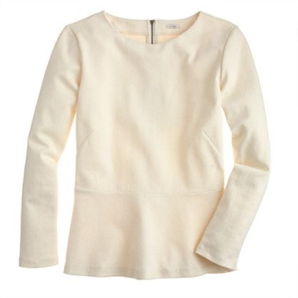 J CREW Peplum Top
